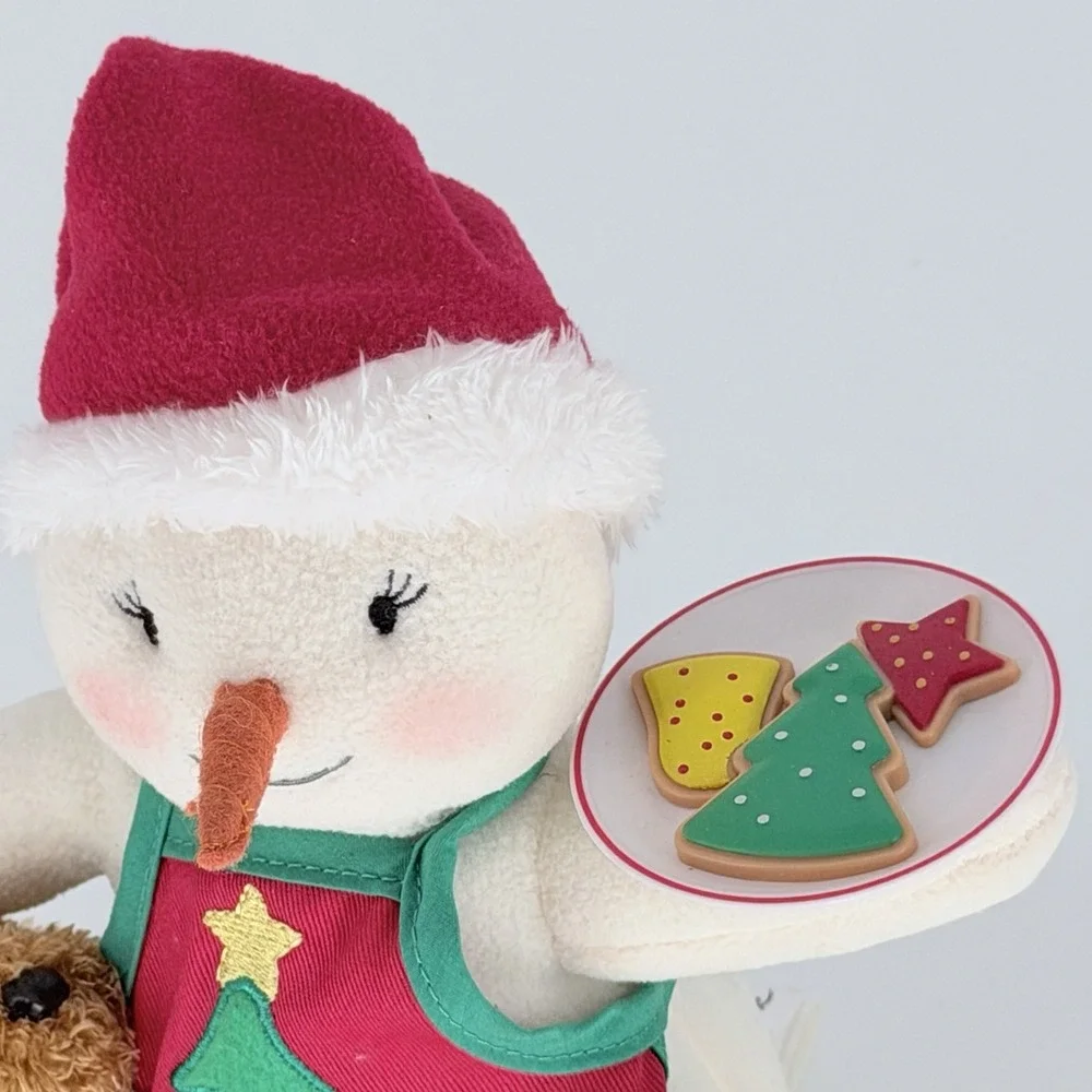 Hallmark Jingle Pals Time for Cookies 2015 Snowman Plush Animated Music‎ NWT